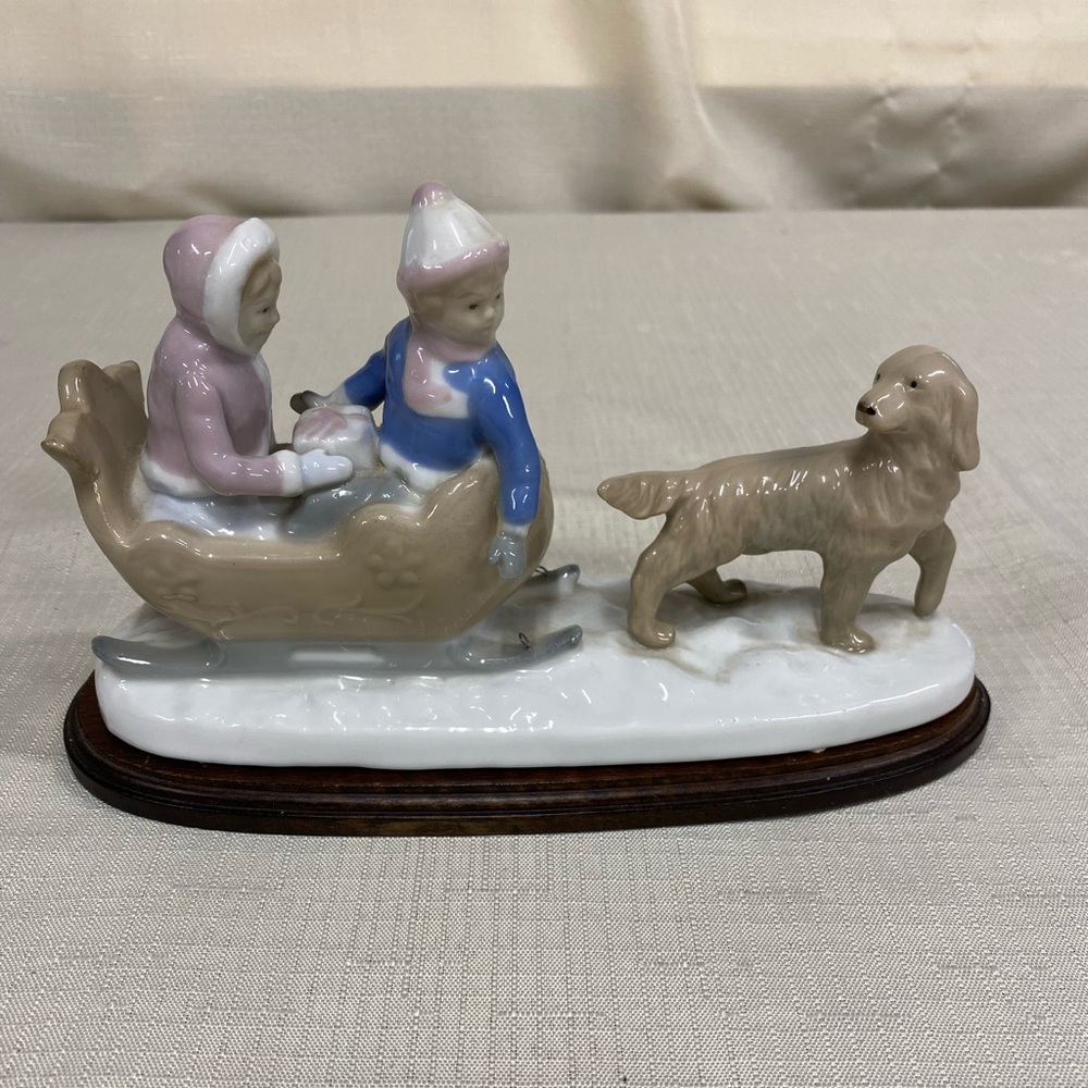 Vintage Paul Sebastian “Sleigh Ride” Figurine